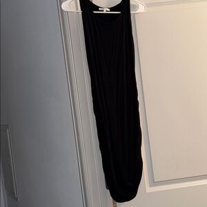 Black cotton bodycon
